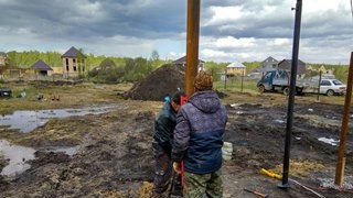 Заказать монтаж винтовых свай в Жигулёвск - цена под ключ с доставкой от 1903 шт