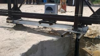 Купить сваи для ворот в Жигулёвск. Заказать ворота на сваях под ключ от 22200 руб